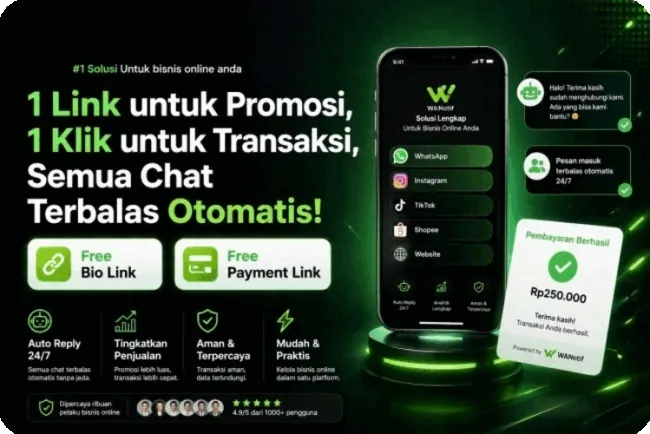 Aktifkan Bio Link