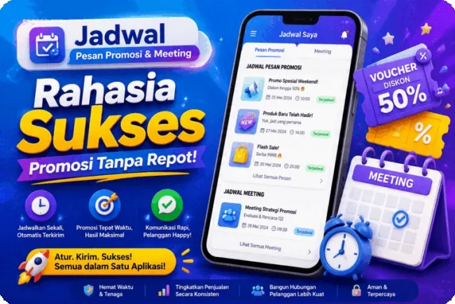 Kirim Pesan Jadwal